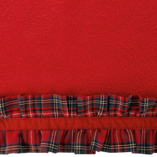 Santa1 karácsonyi hangulatú törölköző Piros 70x140 cm lakástextília