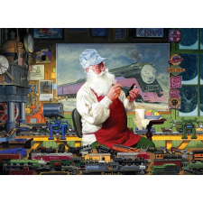 Santa műhelye puzzle 1000 darabos - Cobble Hill puzzle, kirakós