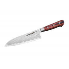  Santoku kés 18 cm Samura Kaiju - AUS-8 acél, mahagóni markolat kés és bárd