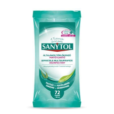 Sanytol általános törlőkendő fertőtlenítő 72db (36631342/22158) tisztító- és takarítószer, higiénia