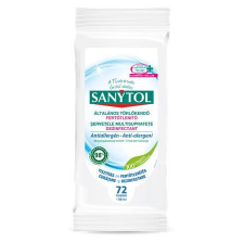 Sanytol általános törlőkendő fertőtlenítő antiallergén 72db (36631348) tisztító- és takarítószer, higiénia