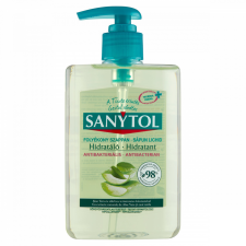Sanytol antibakteriális hidratáló folyékony szappan aloe vera és zöld tea 250 ml tisztító- és takarítószer, higiénia