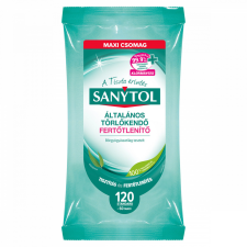  Sanytol Eukaliptusz fertőtlenítő általános törlőkendő 120 db tisztító- és takarítószer, higiénia