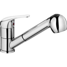Sapho AQUALINE 40 mosogató-csaptelep, kihúzható zuhanyfejjel, króm (52137) csaptelep