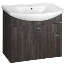  Sapho AQUALINE ZOJA mosdótartó szekrény, 83x74x34cm, mali wenge (51082) fürdőszoba bútor