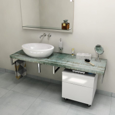 Sapho AVICE pult, 120x50cm, aquamarine fürdőszoba bútor
