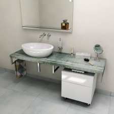 Sapho AVICE pult, 130x50cm, aquamarine (AV136) fürdőszoba bútor