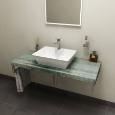 Sapho AVICE pult, 90x50cm, aquamarine (AV096) fürdőszoba bútor