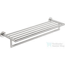 Sapho BEMETA NEO Törölközőtartó polc, 655x110x215mm, inox/matt (104205075) (XS406) fürdőszoba kiegészítő