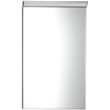 Sapho Bora tükör 40x60 cm négyszögletes világítással ezüst AL746 fürdőszoba kiegészítő