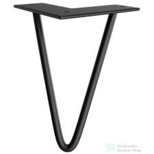 Sapho bútorláb, 200 mm, matt fekete (30387) fürdőszoba bútor