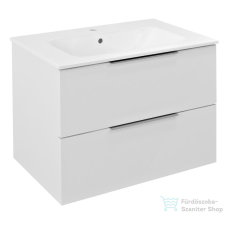 Sapho CIRASA Mosdótartó szekrény, 2 fiókkal, 69,8x52x46cm, fényes fehér (CR701-3030) fürdőszoba bútor