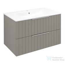 Sapho CIRASA Mosdótartó szekrény, 2 fiókkal, 79,8x52x46cm, agila strip (CR801-4343S) fürdőszoba bútor