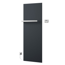  Sapho ELION elektromos fürdőszobai radiátor termosztáttal, 606x1765mm, 900W, metál antracit (IR510) fűtőtest, radiátor