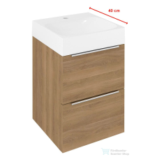 Sapho EMONA mosdótartó szekrény, 39,4x55x39cm, cuneo tölgy (EM040-2525) fürdőszoba bútor