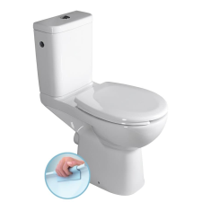 Sapho ETIUDA WC mozgáskorlátozottaknak, CLEAN ON, hátsó kifolyású, RIMLESS, 45,5cm szaniter