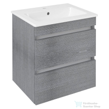 Sapho EZARA mosdótartó szekrény, 48x54x39cm, ezüst tölgy (EZ492-1111) fürdőszoba bútor