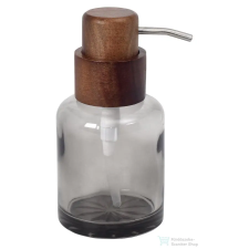 Sapho FIGO szappanadagoló, 300ml, füstüveg/fa (08387) fürdőszoba kiegészítő