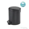 Sapho GEDY POTTY szemetes, Soft Close, 3l, matt fekete (320914)