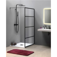  SAPHO GELCO CURE BLACK fix zuhanyfal, 900mm, matt fekete (CB90) kád, zuhanykabin