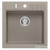 Sapho Gránit mosogató, egymedencés, 50x52cm, bézs (GR1042)