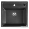 Sapho Gránit mosogató, egymedencés, 53x50cm, fekete (GR1034)