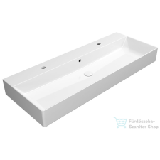 Sapho GSI KUBE X kerámiamosdó, ExtraGlaze, 2 furattal, 120x47cm (9424211) szaniter