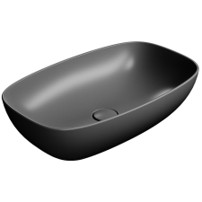 Sapho GSI NUBES kerámiamosdó. 60x38cm. matt fekete szaniter