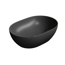 Sapho GSI PURA kerámiamosdó. pultra helyezhető. 50x35cm. matt fekete szaniter