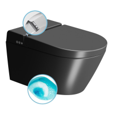 Sapho GSI WCLEAN fali WC integrált bidéfunkcióval. dual matt fekete fürdőszoba kiegészítő