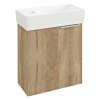 Sapho LATUS IX mosdótartó szekrény, balos/jobbos, 44x50x22cm, Alabama tölgy