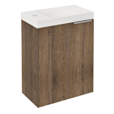 Sapho LATUS X mosdótartó szekrény, 39,4x50x22cm, sherwood tölgy fürdőkellék