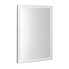 Sapho LUMINAR tükör aluminium kerettel, LED világítással, 600x800mm, króm (NL557) fürdőszoba bútor