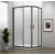 Sapho POLYSAN EASY LINE BLACK íves zuhanykabin, 1000x800mm, matt fekete profil/transzparent üveg