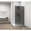 Sapho POLYSAN ESCA CHROME Walk-in zuhanyfal, falra szerelhető, matt füst üveg, 1300mm (ES1413-01)