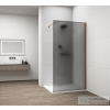 Sapho POLYSAN ESCA GOLD MATT Walk-in zuhanyfal, falra szerelhető, matt füst üveg, 900mm (ES1490-04)