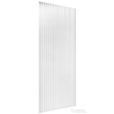 Sapho POLYSAN ESCA Walk-in zuhanyfal, flutes üveg, 800x2100mm (ES1380) kád, zuhanykabin