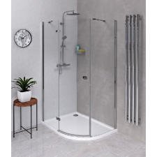  Sapho POLYSAN FORTIS LINE íves zuhanykabin, balos, 100x90cm (FL5090L) kád, zuhanykabin