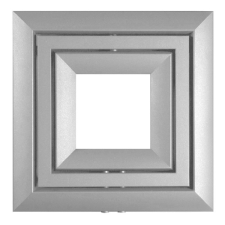  Sapho PROPOLI fürdőszobai radiátor, 650x650mm, 380W, strukturált ezüst (PP707SS) fűtőtest, radiátor