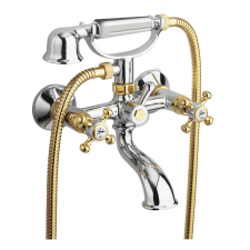 Sapho REITANO ANTEA Kádtöltő csaptelep. zuhanyszettel. króm/arany csaptelep