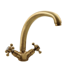 Sapho REITANO ANTEA kétkaros mosogató-csaptelep, bronz csaptelep