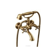 Sapho Sapho ANTEA Kádtöltő csaptelep, zuhannyal, bronz 3016 kád, zuhanykabin