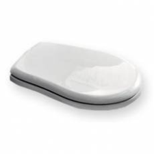 Sapho Sapho KERASAN RETRO WC-ülőke, fehér/bronz pánt fürdőszoba kiegészítő