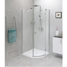 Sapho Sapho POLYSAN FORTIS LINE íves zuhanykabin, jobbos, 90x90cm (FL5690R) kád, zuhanykabin