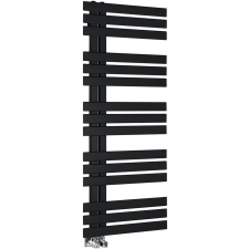 Sapho Silvana fürdőszoba radiátor íves 123.6x50 cm fekete IR154B fűtőtest, radiátor