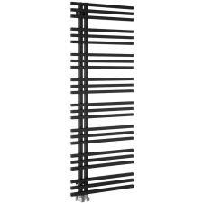 Sapho Sophina fürdőszoba radiátor íves 164.7x60 cm fekete IR704 fűtőtest, radiátor