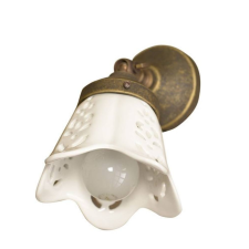 Sapho SORENTO lámpa E14 40W, 230V, keramia búrával, bronz (MC098) világítás