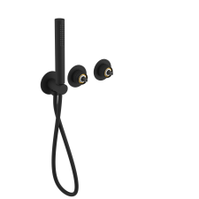 Sapho ULTRAMIX csaptelep test, kézizuhannyal, matt fekete csaptelep