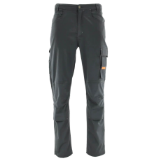 Sara Actiflex Derekas Munkásnadrág Sötétszürke/Narancs - 48