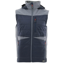 Sara Comfort Plus Bélelt Téli Mellény Fekete/Szürke - 2XL munkaruha